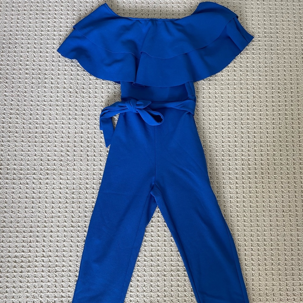 UK Size 6 Petite Off Shoulder Jumpsuit